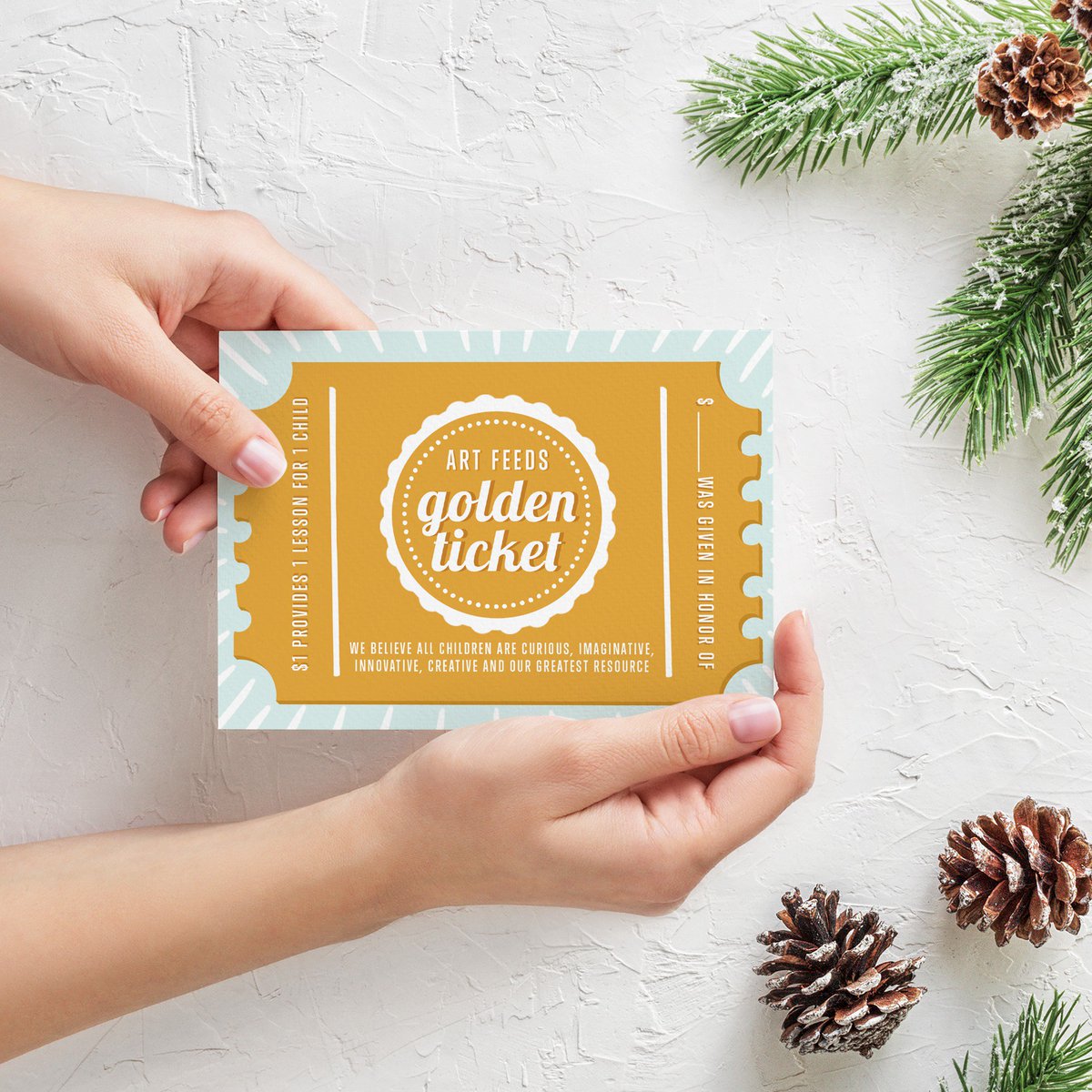Golden tickets come with each holiday donation this season! Donate in honor of someone on your list here: classy.org/checkout/donat…