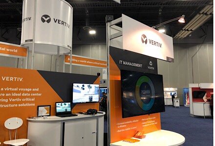 Vertiv's tweet image. Visit us today at #GartnerIO booth 231, and let us know how workforce shifts and machine learning are impacting your business. #VertivRobot #GartnerDC