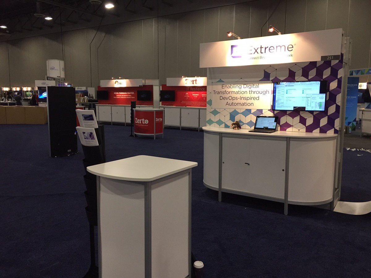 SHarrington1's tweet photo. Come say hello to us @ExtremeNetworks at Booth 251 at #GartnerDC this week! #automation #workflowcomposer #extr https://t.co/Uvk7wlLgsp https://t.co/wWPWeVEOw7