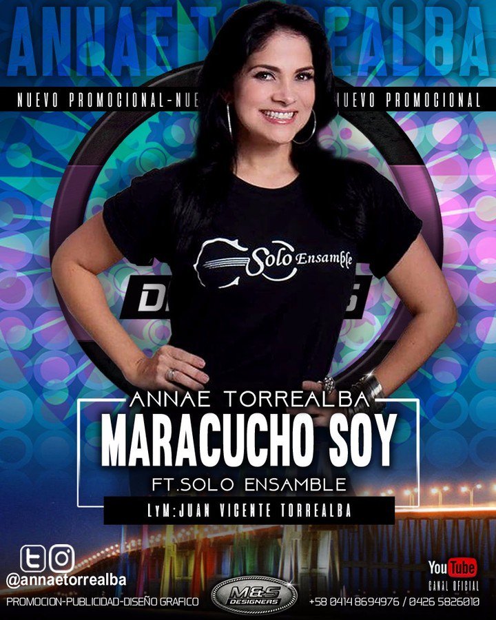 1nuestragente's tweet photo. Presentamos lo nuevo de @annaetorrealba y la agrupación @soloensamble de la pluma del maestro Juan Vicente Torrealba #MaracuchoSoy descargalo y compartelo https://t.co/tF6D3GF0A9 https://t.co/hV7FhAoK2R https://t.co/AvIHkkqjwT