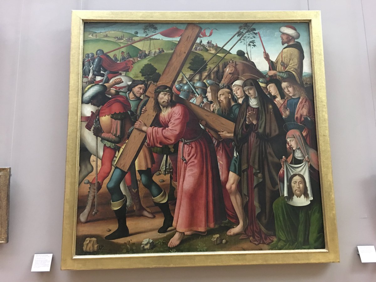 shout out to this hustler who tried to sell merch at the crucifixion