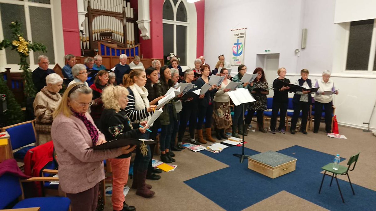 Baby it is cold outside...... #choir #devon #xmas2017 #torbayhour
