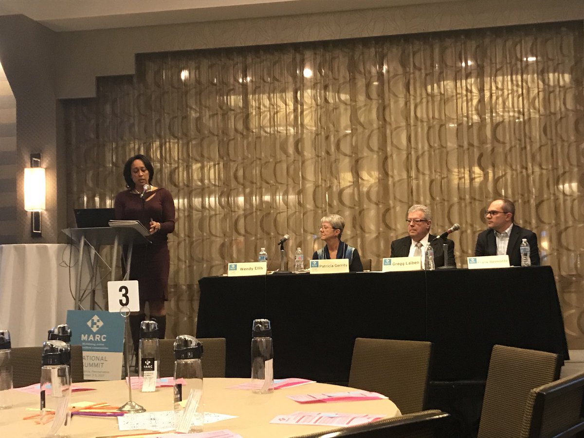 ScattergoodFdn's tweet photo. Patty Gerrity of @DrexelUniv on a panel at #MARCSummit2017 w/ @wendyruns, Frank Belmonte & Gregg Laiben @Resilient_KC https://t.co/yr0suUi98D