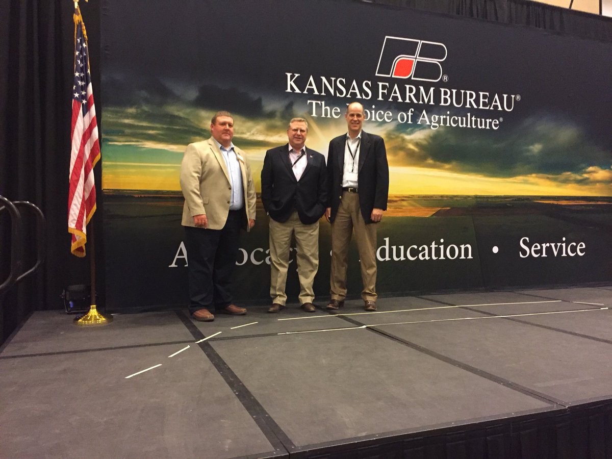 <a href="/KSFarmBureau/">Kansas Farm Bureau</a> once again demonstrates why their members and other Ag families are the backbone of Kansas. Thanks for having me! #ksleg