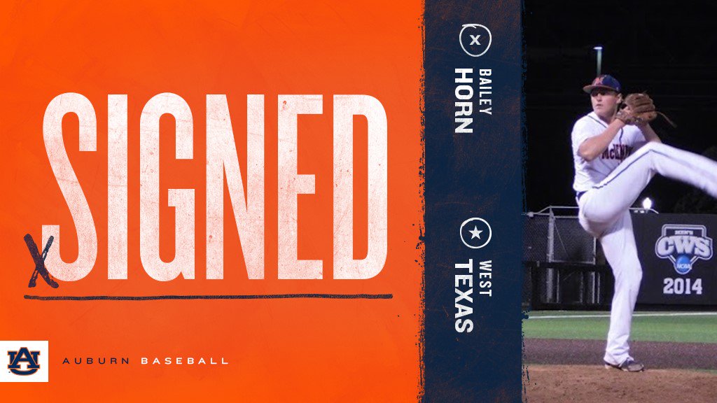 Welcome to the #AuburnFamily, <a href="/bailey__horn/">Bailey Horn</a>.
  
📰 » auburntige.rs/2iLM1kV                 

#WarEagle | #Vision