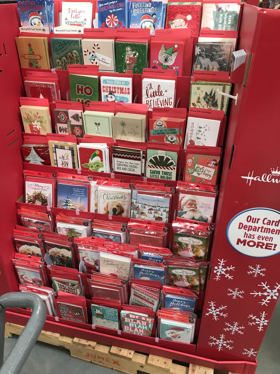 Godthotz's tweet photo. Walmart & Hallmark - searched for an hour to find a box of Christmas cards with a Bible verse about the birth of Christ.. Couldnโt find ANY. A few with stupid poems. Letโs put #ChristBackInChristmas. Quit being so PC. https://t.co/omXU4LXRMZ