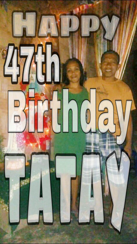 BatoHeily's tweet photo. Happy happy birthday tatay♥♥♥ https://t.co/ItN3FGzUfs