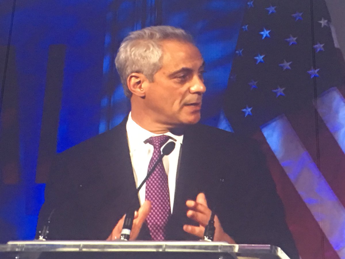 CurrentWater's tweet photo. .@ChicagosMayor kicking off the North American Climate Summit with 51 cities representing 60 million people taking climate action #ChiClimateSummit #ChicagoCharter https://t.co/vHpfPkxdoR