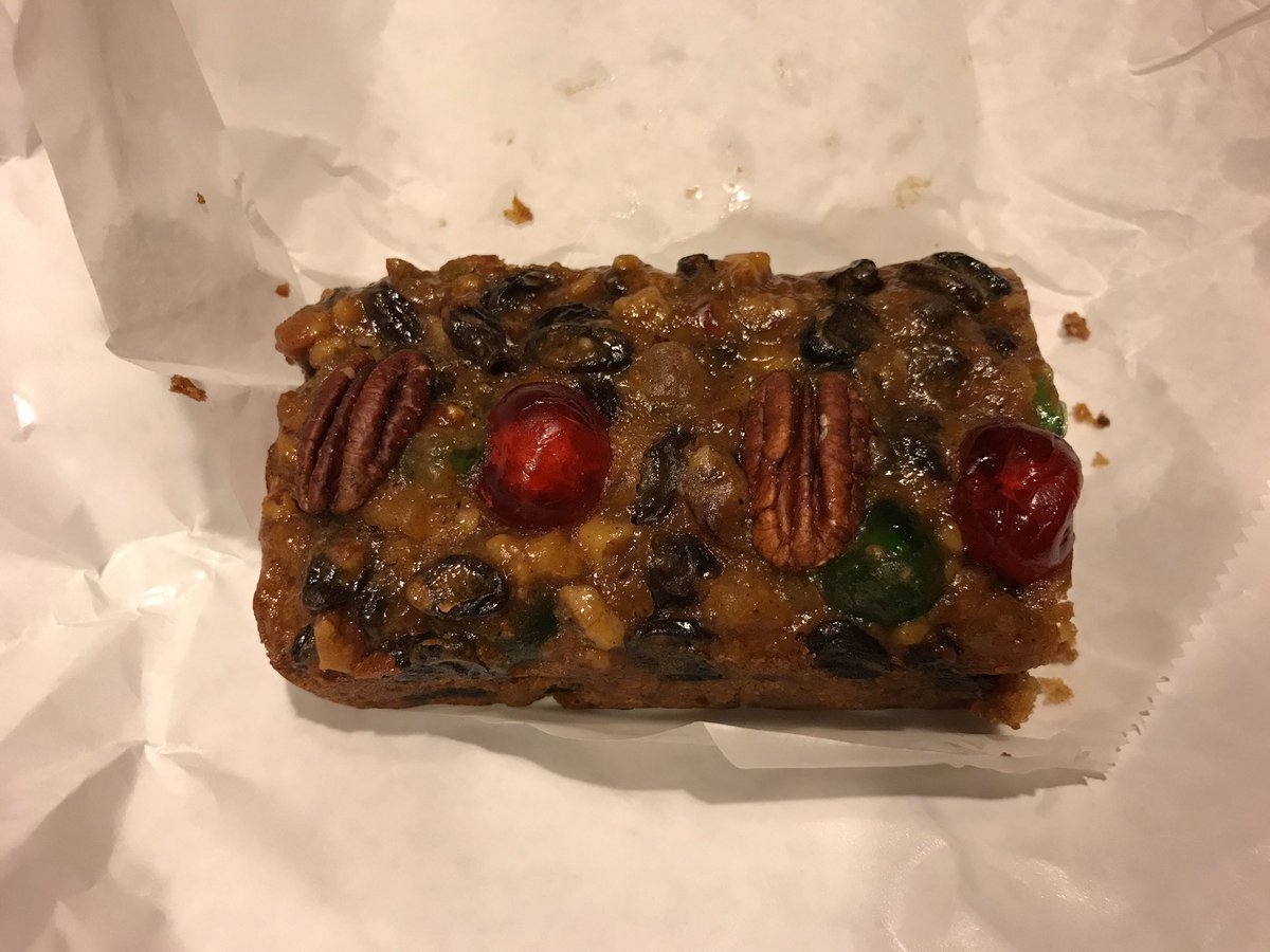 tomsowers's tweet photo. What in the world am I gonna do with a fruitcake?  EAT IT!! https://t.co/Sq5LNEhqou