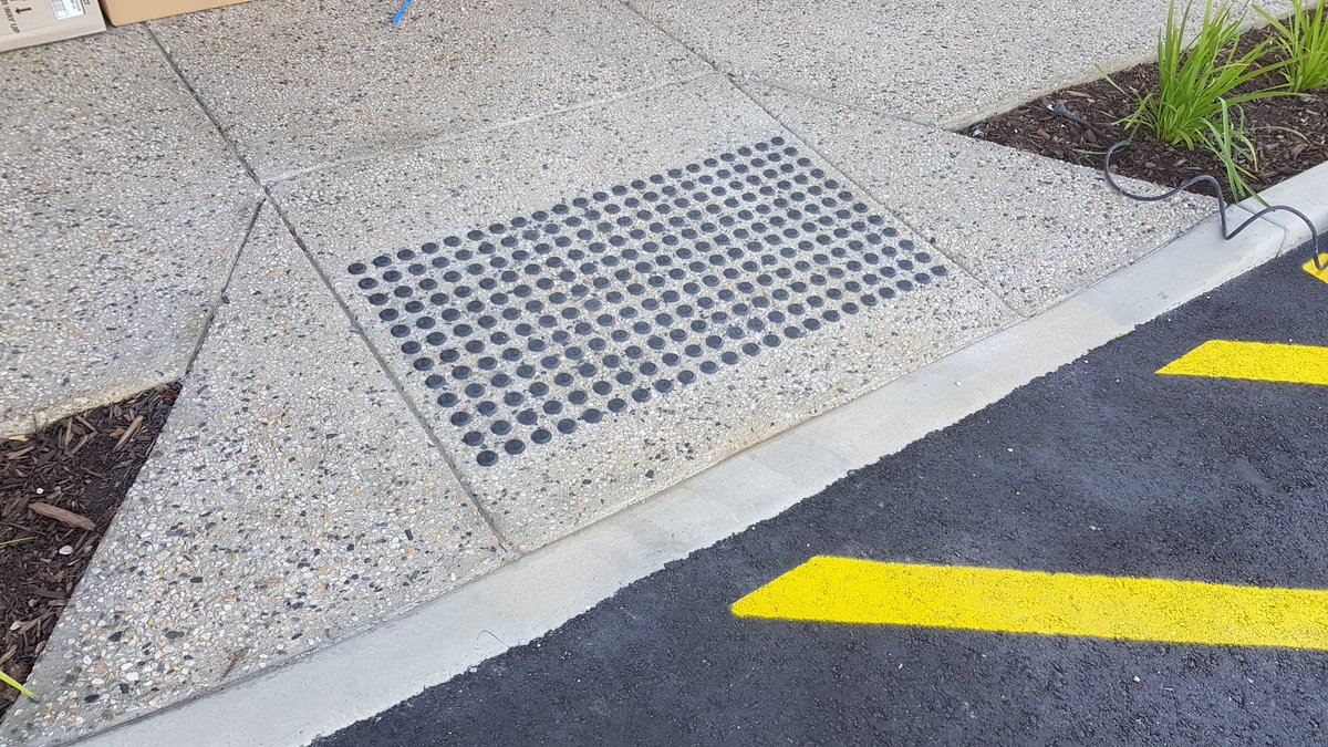 StepsolveAus's tweet photo. Installed our Polystud PVC tactile indicators on the pram ramp this morning. Brand new child care centre on Marion Rd. Done &amp; dusted before 830. #tgsi #Adelaide #stepsolve https://t.co/wapbxeymKM