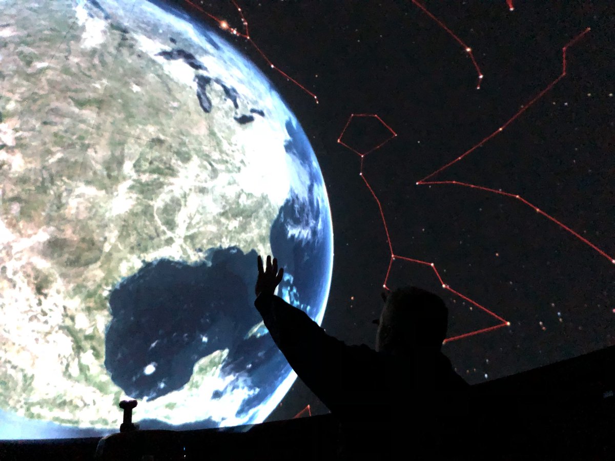 HeatherNessler's tweet photo. Spending time in the Mayo High School Planetarium this afternoon. #rochmn is fortunate to have a world-class planetarium in our backyard. 🌎 https://t.co/hU6gvs8cTh
