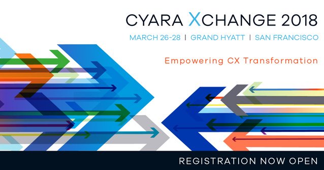 GetCyara's tweet photo. Introducing Cyara Xchange - your opportunity to gain insight and inspiration from CX thought leaders and industry experts. Registration is now open - https://t.co/Z6nVuNjZIr #CX #CustomerService #CXchange https://t.co/Ly0zySyOZ7