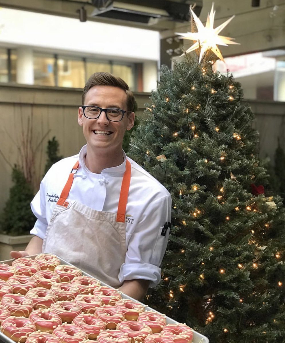 Come see this guy tonight while we watch him compete on <a href="/FoodNetwork/">Food Network</a> #holidaybakingchampionship Join us in the bar at 9pm with complimentary Black Forest donuts😋