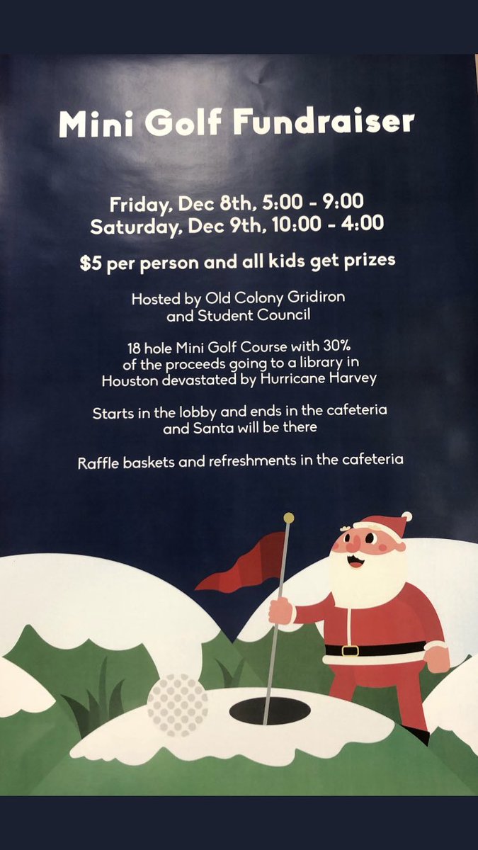 Old_Colony_SC's tweet photo. Come out and have some fun with us on Friday!!!🎄🎅🏻 https://t.co/pkSiA6M0y5
