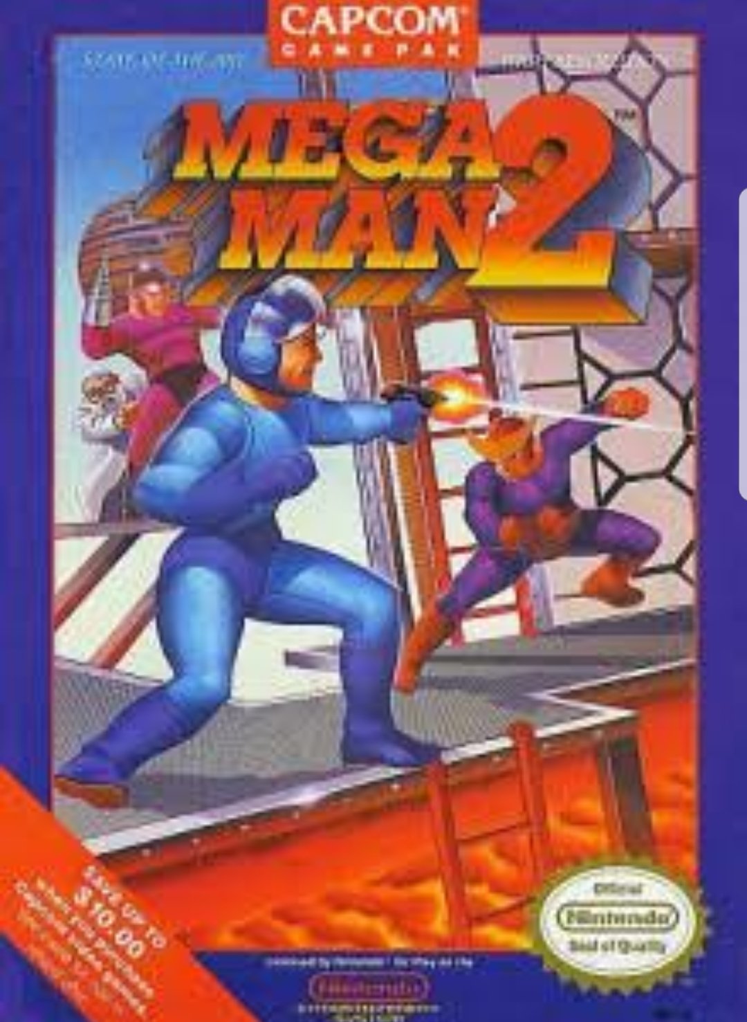 メガマン (海外版ロックマン) セル画 ダブルバスター