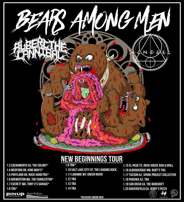 ATC661's tweet photo. Next mo th we hit the road again with our boys in @BearsAmongMen and mandala https://t.co/8oPQgKoXGT