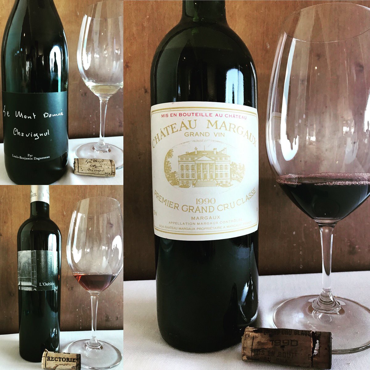 RafelSommelier's tweet photo. Un buen día. Tres vinos que quedarán grabados a fuego en mi memoria para siempre 🙌🏻🙌🏻🙌🏻 #chateaumargaux1990 #dagueneaulemontdamne2009 #domainedelarectorieloubleebanyulshorsdage #vi #wine #vino #sommelier #winelover #winetasting #winetime #elroser2 https://t.co/MwRjHnLpz0