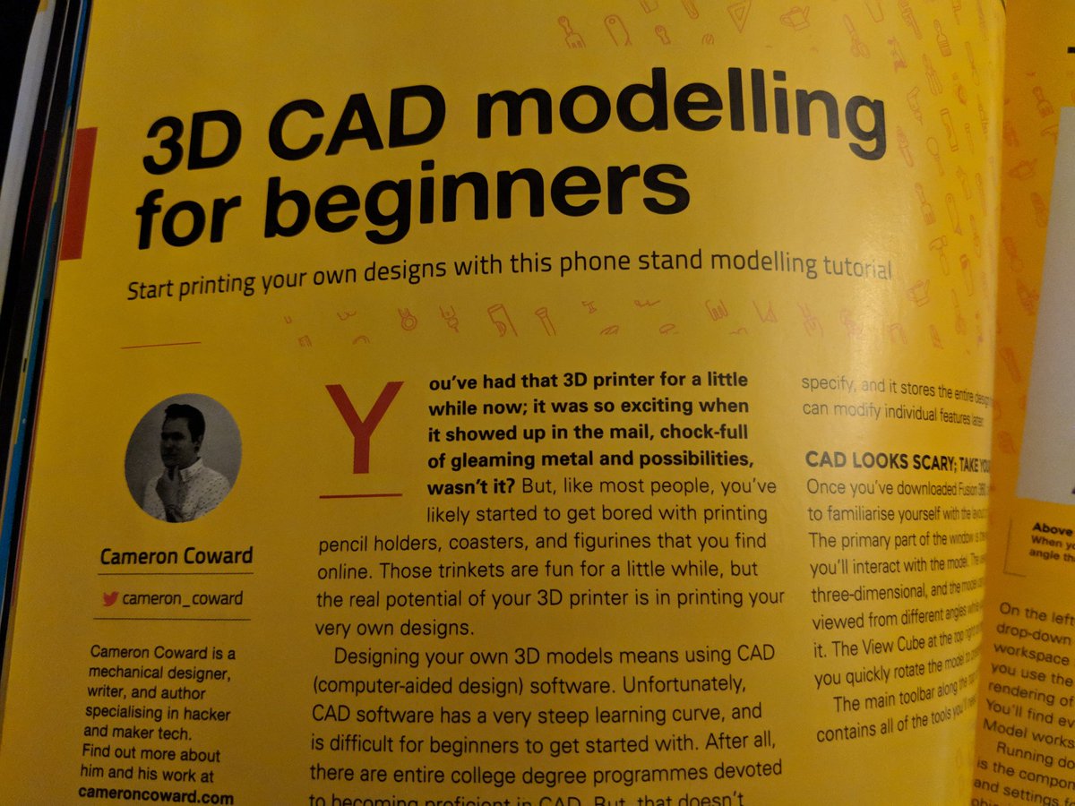 NeilBurgess's tweet photo. I really do need to get my head around modern design software. It feels like I'm starting again! #HackSpaceMag https://t.co/c6Sal7Uq15