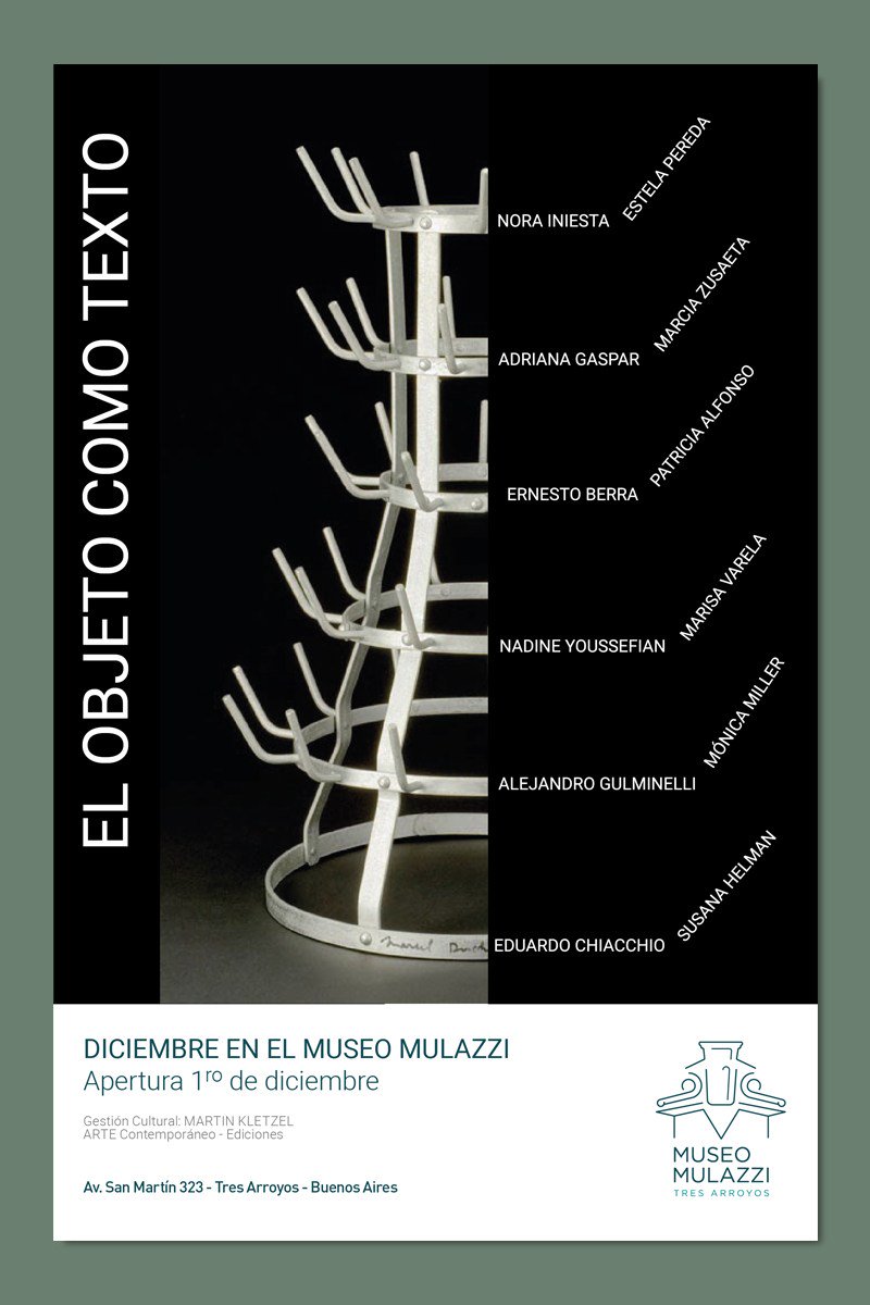 El objeto como texto y Ahora es el tiempo museomulazzi.com/sala-mayor/el-…