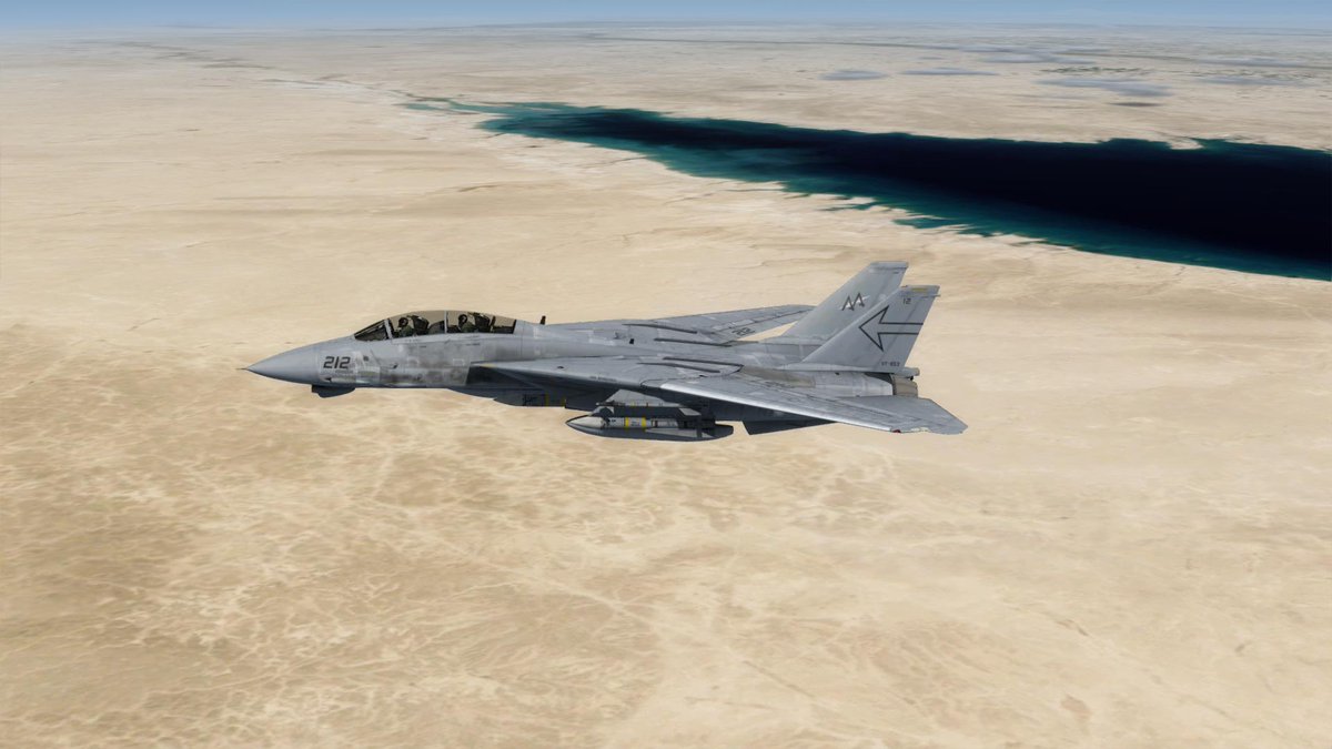 Emil Tulek Some Desert Storm Action With My Vf 103 Sluggers Paintjob For The Ae F 14x Middle East Scenery Is A Product From Gibson Sceneries Highly Recommended P3d Fsx F14 Tomcat