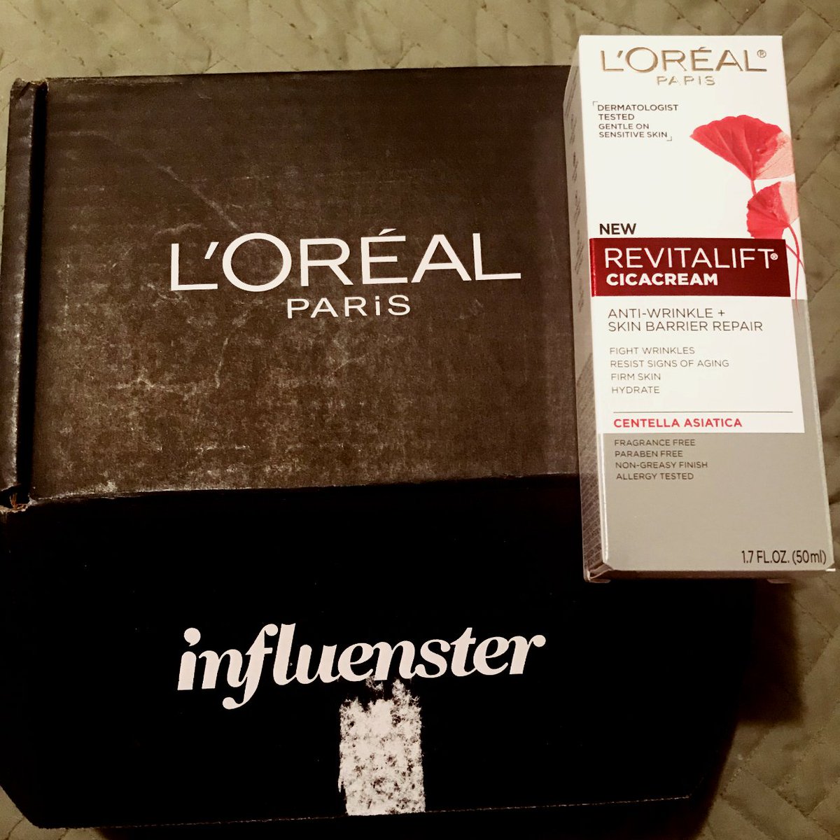 AFoxEnterprises's tweet photo. Received my #Revitalift #CicaCream today from @influenster! Can’t wait to try it, especially since it’s #parabenfree! #Gifted #ProductReview https://t.co/mP2mJdQ94p