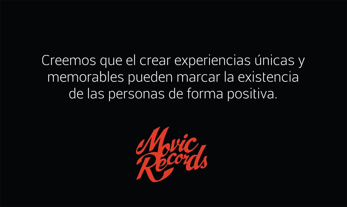 LosClaxons's tweet photo. 🔴"Creemos que el crear experiencias únicas y memorables pueden marcar la existencia e las personas de forma positiva‼️"
#MovicRecords #TeamMovic #Movic #GrupoMovic #MovicWay #MMH #MovicMediaHouse https://t.co/ENOWTQH737