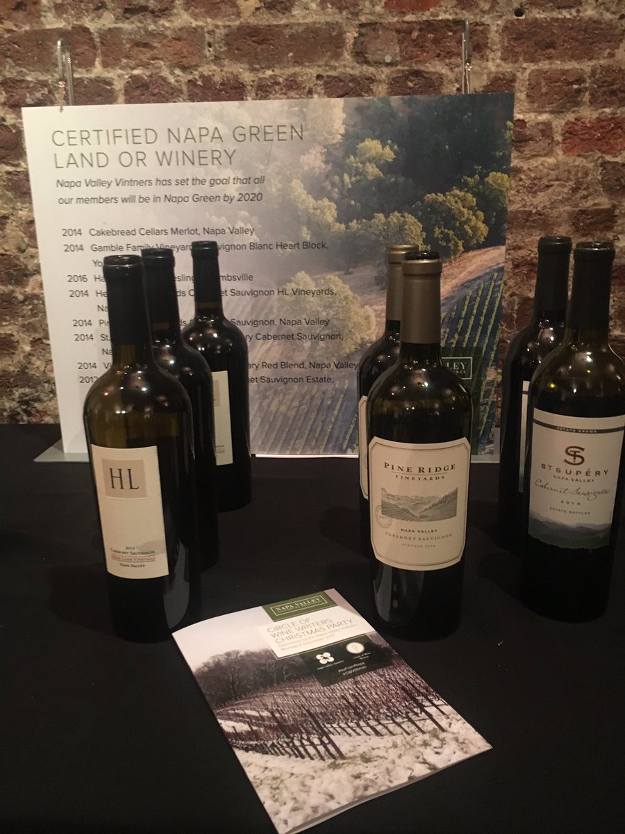 Alexandra1069's tweet image. It's beginning to look a lot like #Xmas thanks @CircleofWine for a delightful 🎄 party with delicious wine from #itsfromnapa #CWWXmas ✨