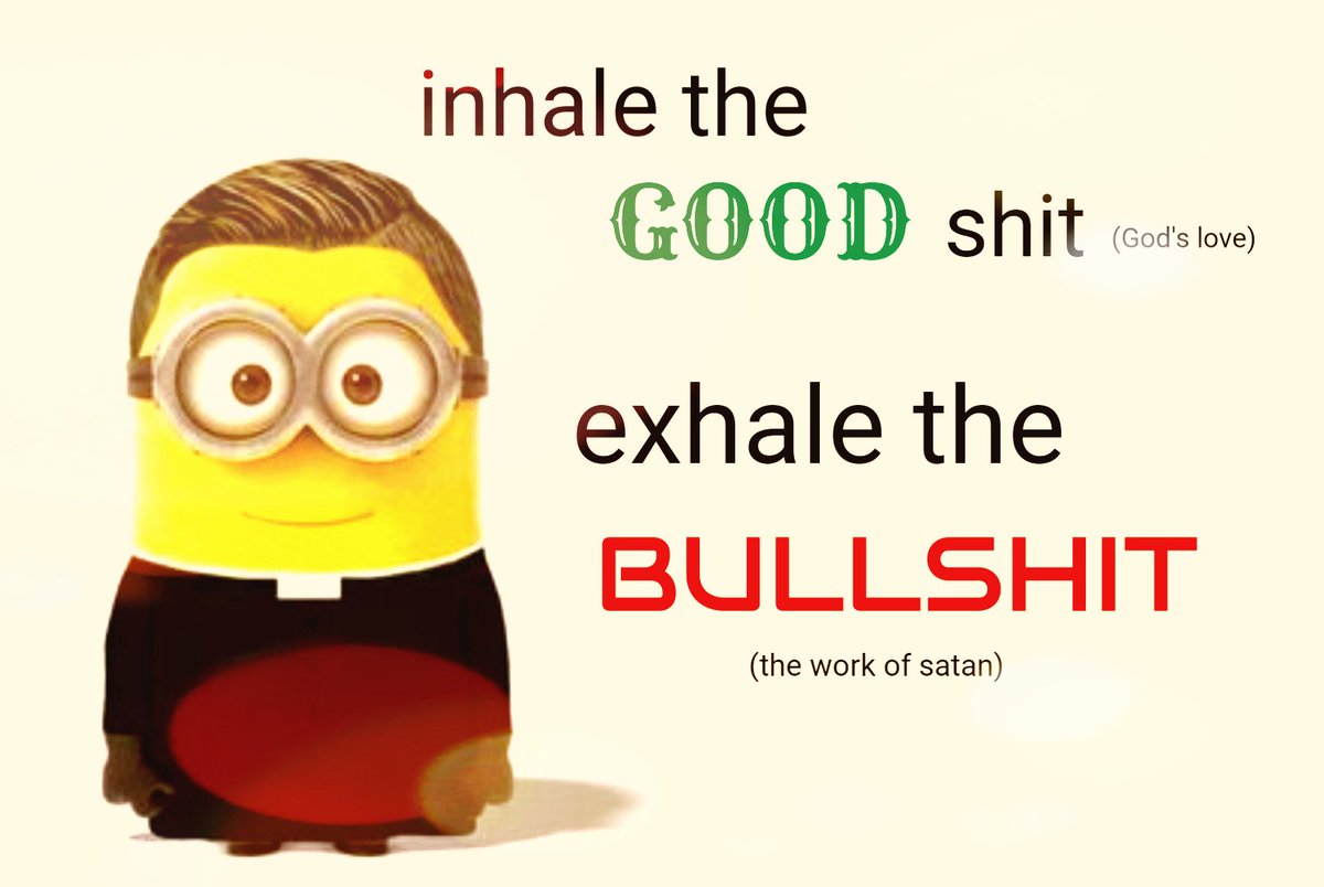 SillyMinionMeme's tweet photo. only thing im packing a bowl of is the love of Jesus, and fellas i am very high https://t.co/hCntAkrbRr