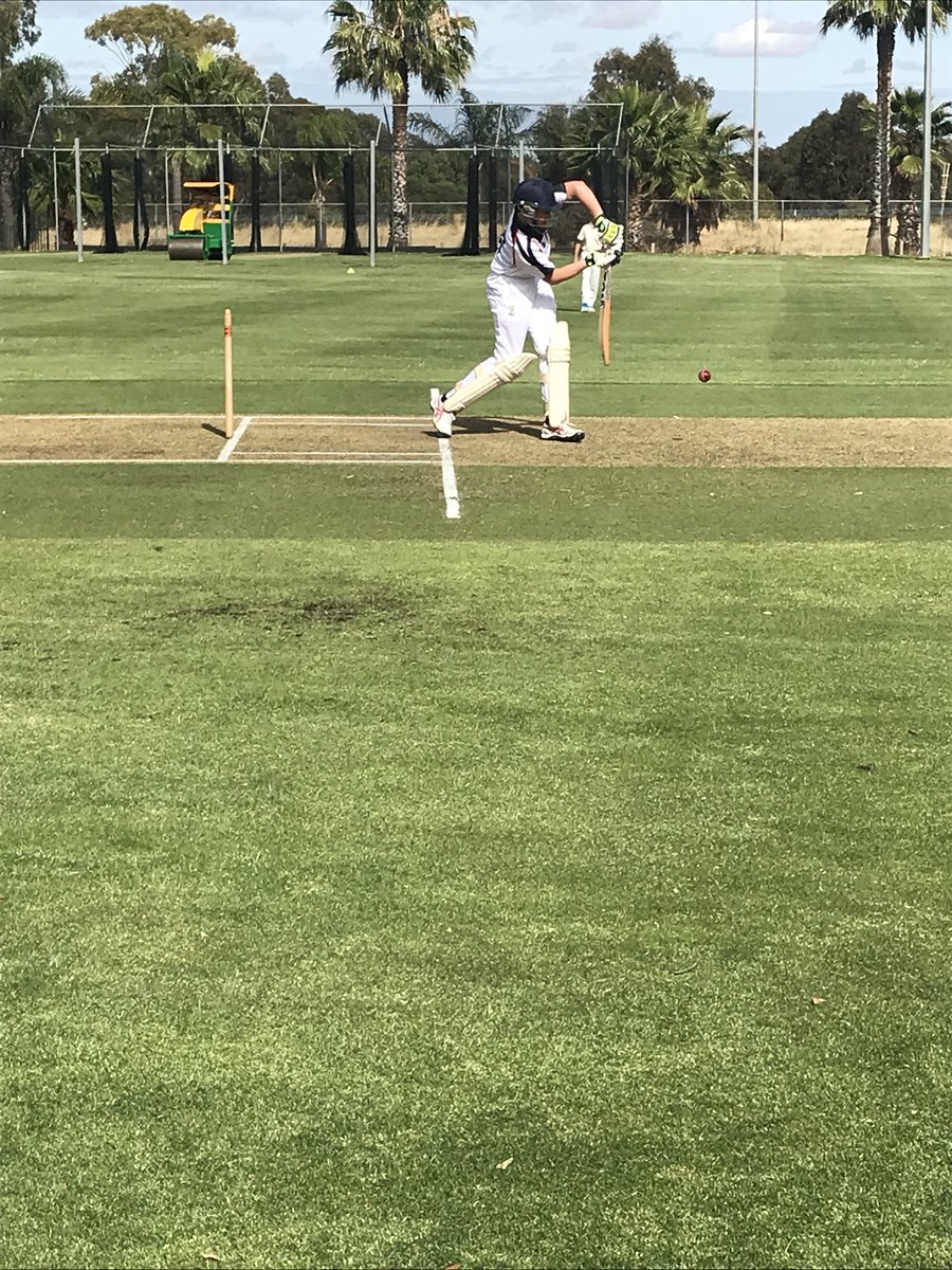 TerraceCricket's tweet photo. ADELAIDE UPDATE GT1 batting first 
GT2 bowling first
Both games v Trinity College at Gawler. Awesome facilities with the wickets and fields in perfect condition #roadtored #gameplay #summer=cricket https://t.co/H2ZLx6ZpTU