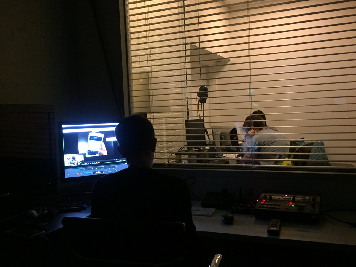 banderlin's tweet photo. .@bentleyu #HFID students are conducting a pro bono #usability study of @TwiageMed in the @MadPow #UX lab. Fun! https://t.co/MkQRLWhphO