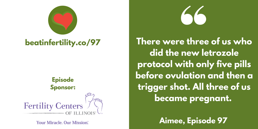 infertilityshow's tweet photo. Curious about the details of Aimee's protocol? Listen to her #infertility story. Episode sponsor: @TheFertilityDrs https://t.co/4WsSf29P0W https://t.co/PnNxtrydQC