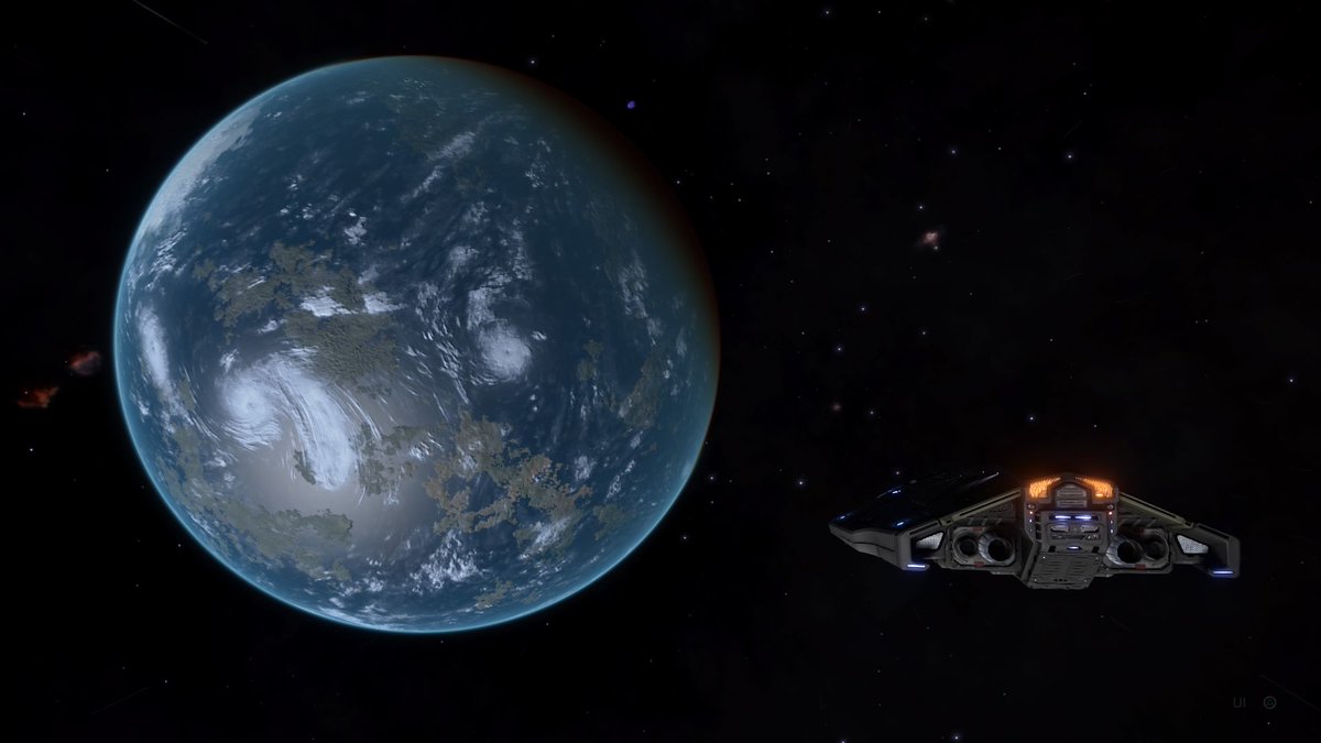 CmdrZWP's tweet image. Beautiful ELW discovered... Currently unclaimed until now #IPX #ProjectOrpheus #WondersOfSpace #EliteDangerous