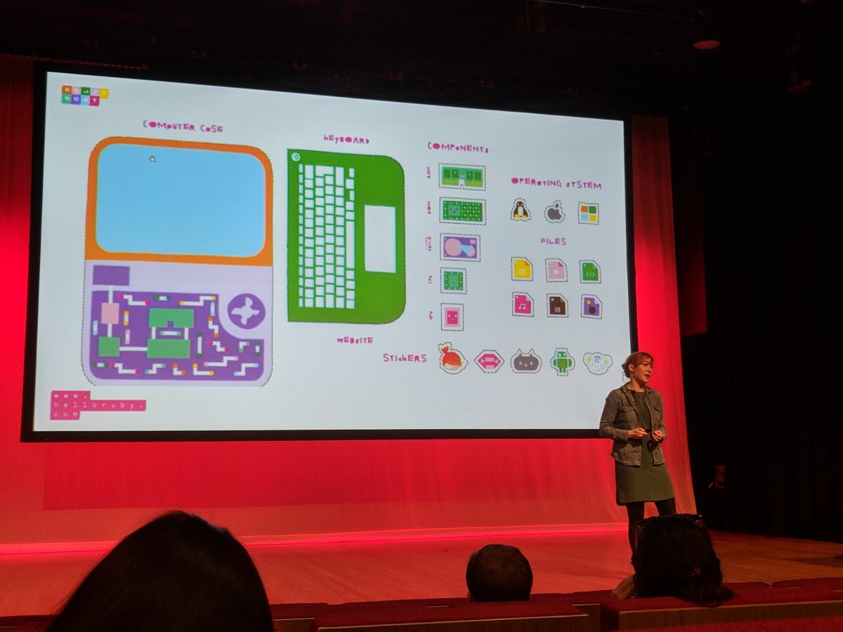 sReal's tweet image. Computers are magical but not magic @lindaliukas at #yow17