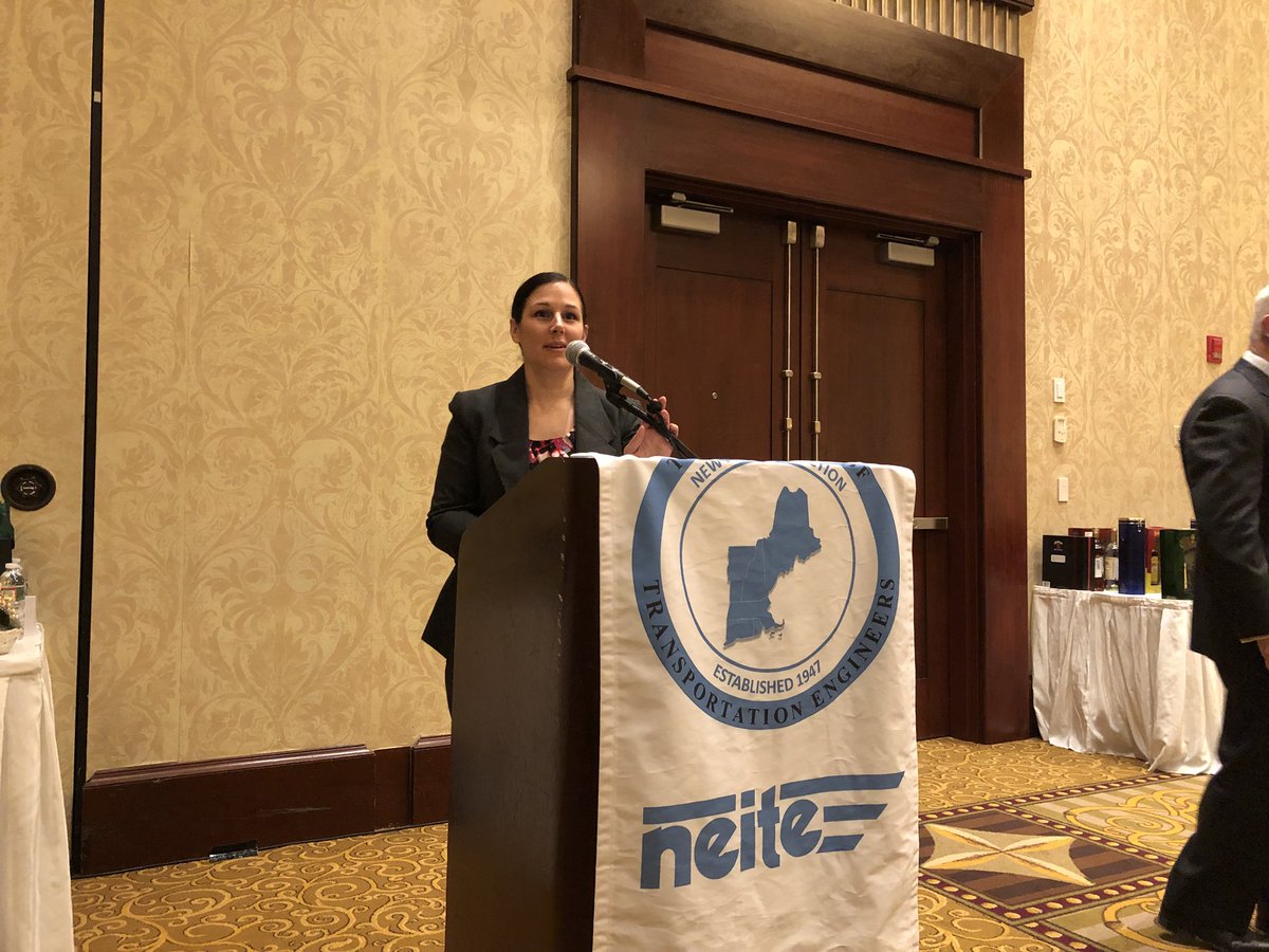 NewEngland_ITE's tweet photo. President Rebecca Brown kicking off the business meeting tonight at the #NEITE Annual Meeting https://t.co/ceVE7ovIK5