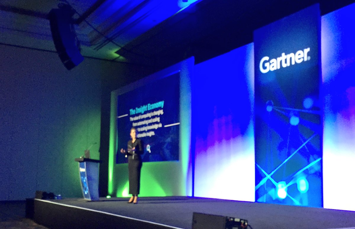 anirbahn's tweet image. The Insight Economy starts with Data #GartnerDC