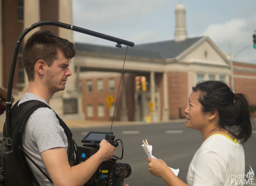 Dir. of Photography, <a href="/awalker47/">Alex Walker</a>, &amp; Co-Prod./Writer/Dir <a href="/CChenMTF/">Christine Chen | Filmmaker</a> on the set of <a href="/YaAlbiFilm/">My Heart - Ya Albi</a> soon to be released on @ShortsTVUS. Take a peek at our trailer: buff.ly/2AmYOAT

#myheartmovie  #yaalbifilm  #yaalbi