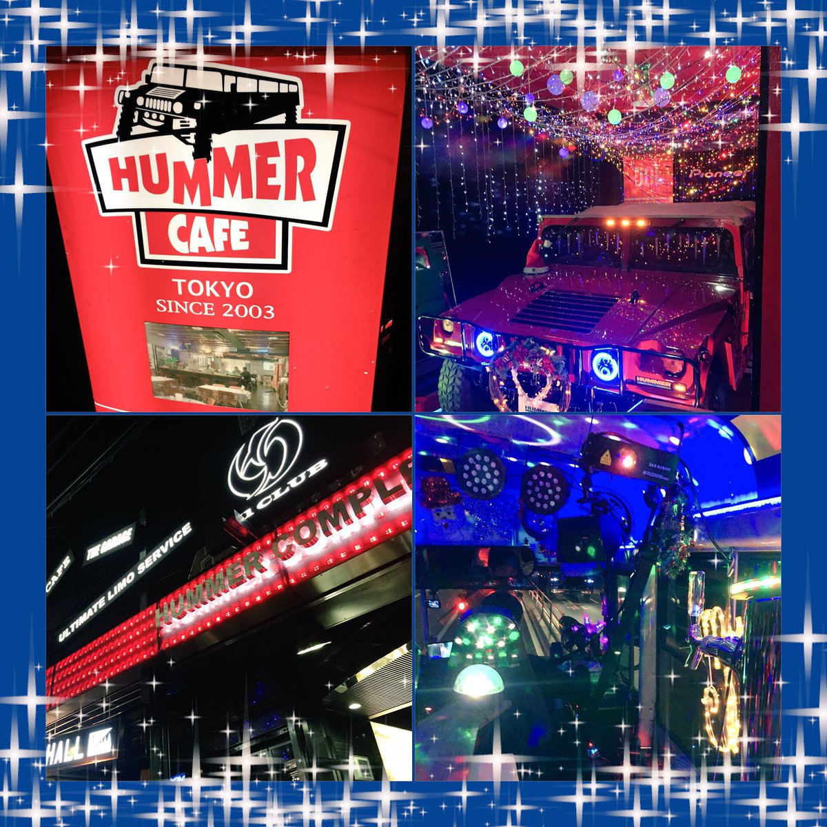 kikami_530's tweet image. 2017.12.3長与千種さんバースデーライブ 二次会

店内もキラキラ✨✨✨🤩
ステキな会場でした✨✨✨

秋葉原〜品川までド派手な送迎バスで銀座、六本木、東京タワーちょっとした観光（笑）
注目度凄かった🤣

楽しみました！

#HUMMERCOMPLEX
#HAMMERCAFE