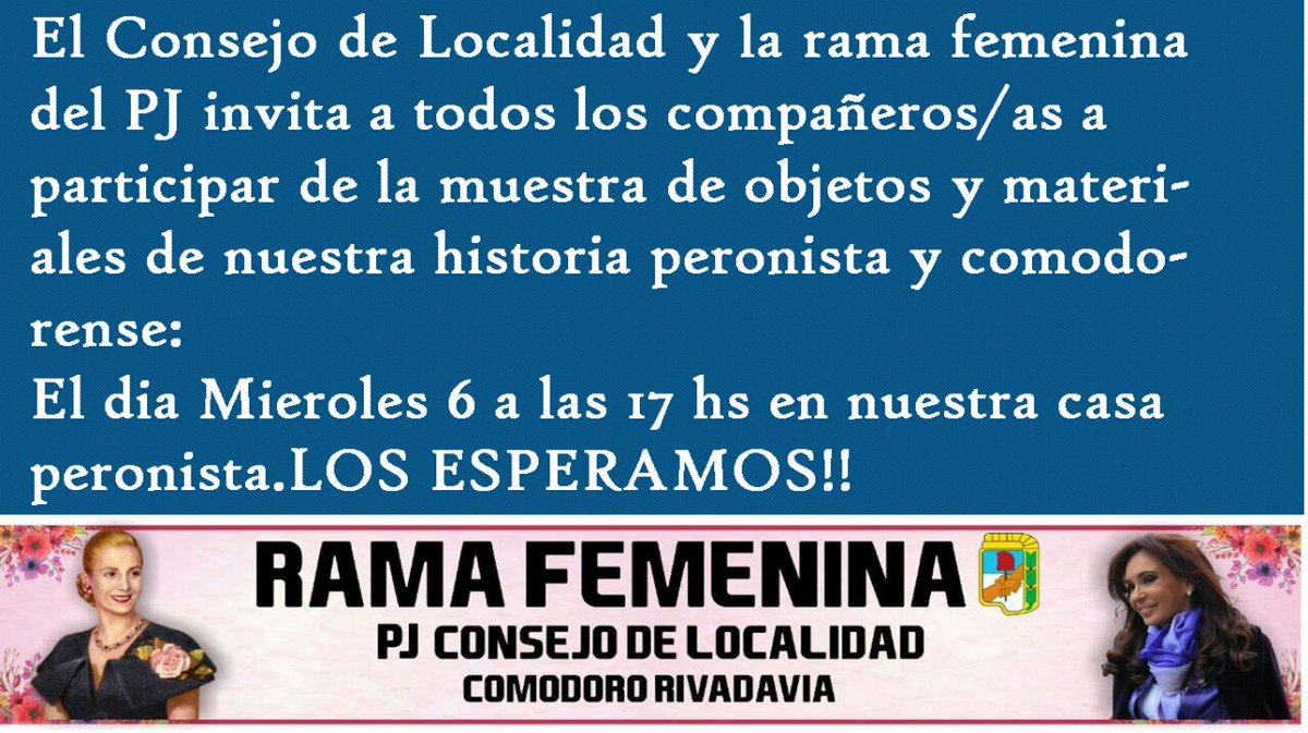 pjcomriv's tweet photo. #ramafemenina @pjcomriv https://t.co/L0Xqq42o0R