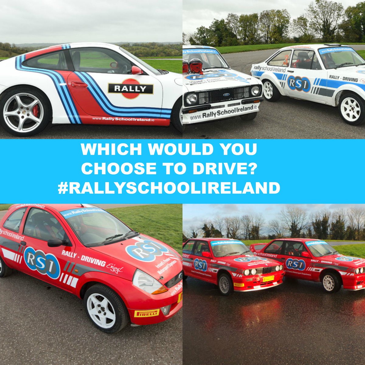 rallyschoolirl's tweet photo. Which would you choose to drive?
@Brianboomboom @McElhinneyBrian @YMegahey @GallinaghKaren @KennedyLucy
#donegalhour #rallyschoolireland @DonegalHour https://t.co/w7LGxMRKRv
