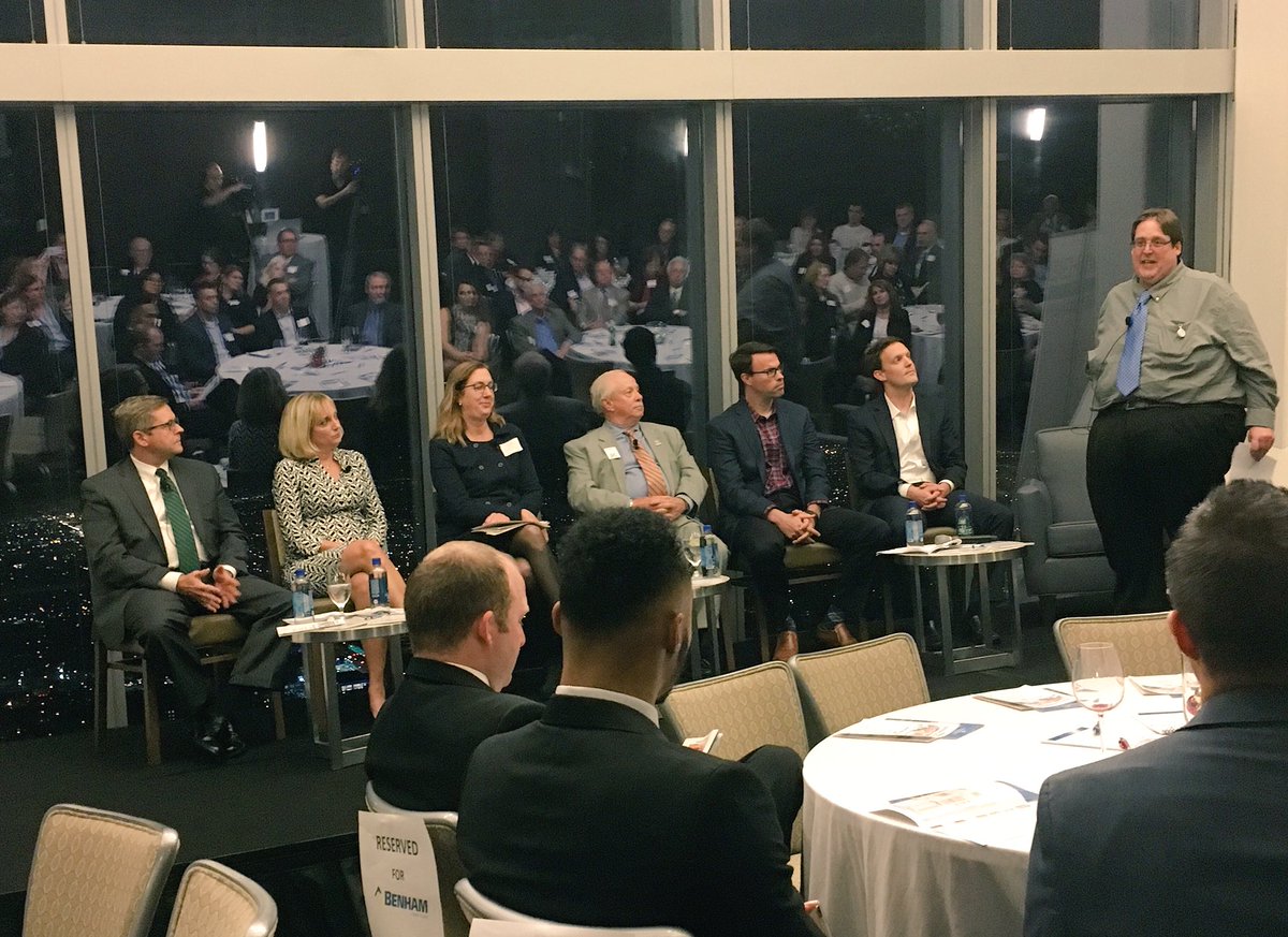 There’s an incredibly stacked panel <a href="/TheOklahoman/">Portland (Individual account)</a>’s Downtown Year in Review tonight <a href="/V2OKC/">V2 Events at Vast</a>. It’s so exciting to hear their perspectives on the future of downtown in the next few years.