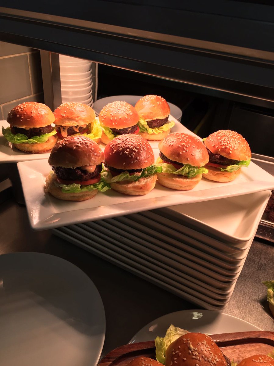 #beefsliders heading through the pass for guests to enjoy as party snacks!