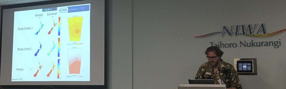 DLorrey's tweet photo. Simon Parsons shows us how synoptic types can be ascribed using different methods (self organised maps; k-means clustering) and potential sensitivities to identifying types based on location of domain in the mid latitudes #C3Sdatarescue https://t.co/j8HUg1XHqC