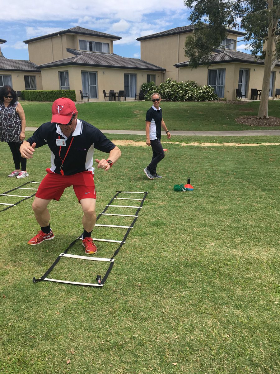 Agility ladder fun