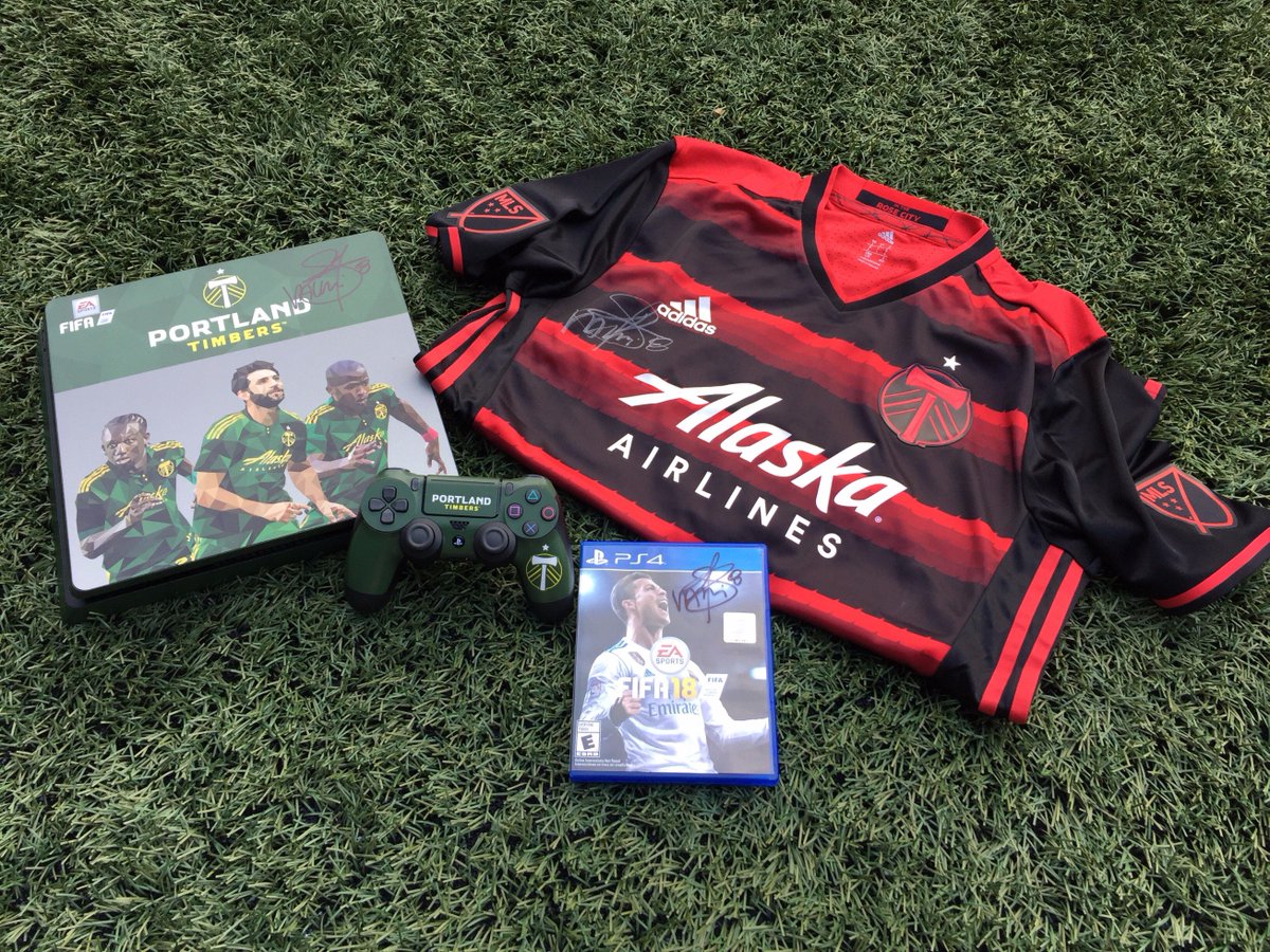 Want this special edition Timbers-themed PS4, signed by <a href="/MLS/">Major League Soccer</a> MVP <a href="/DiegoDv8/">Diego Valeri</a>? RT this post and follow us for a chance to win this prize pack! #RCTID