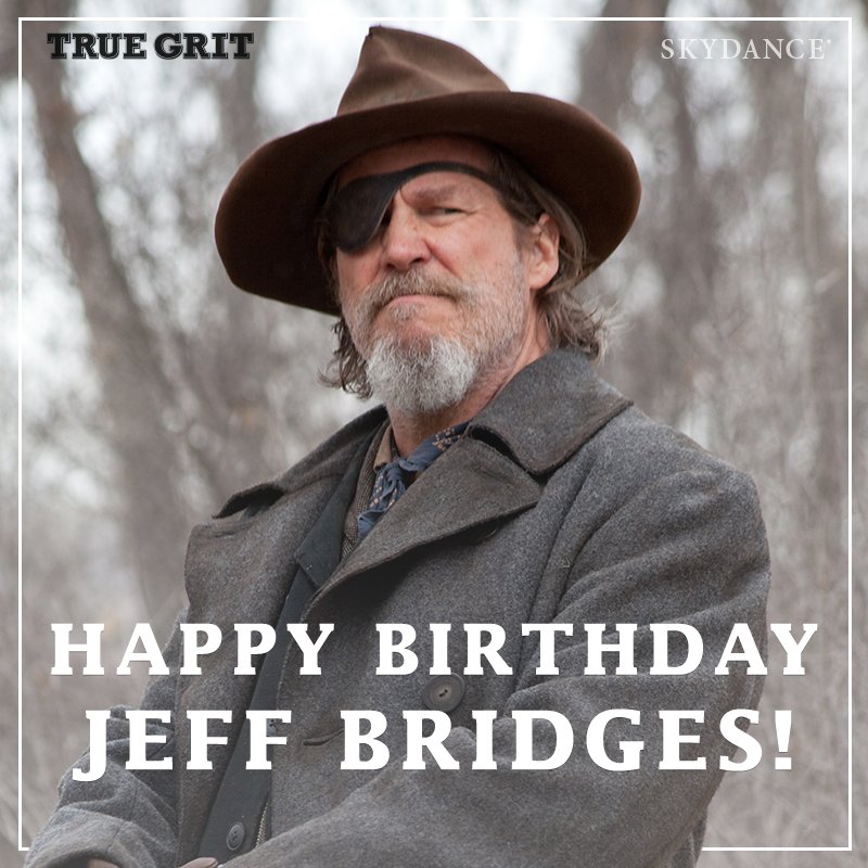 Happy birthday to the talented and iconic Jeff Bridges! 