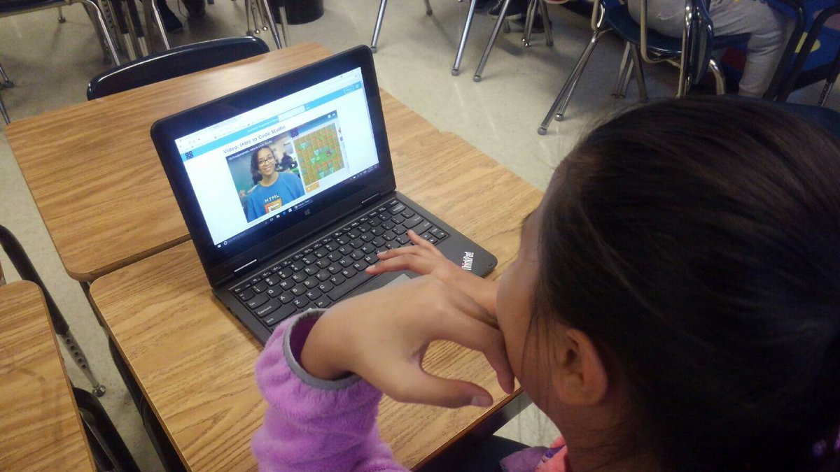 westwood475's tweet photo. Mrs. Yeldell’s class is kicking off the week right! #code475 https://t.co/huSbSZPfQu