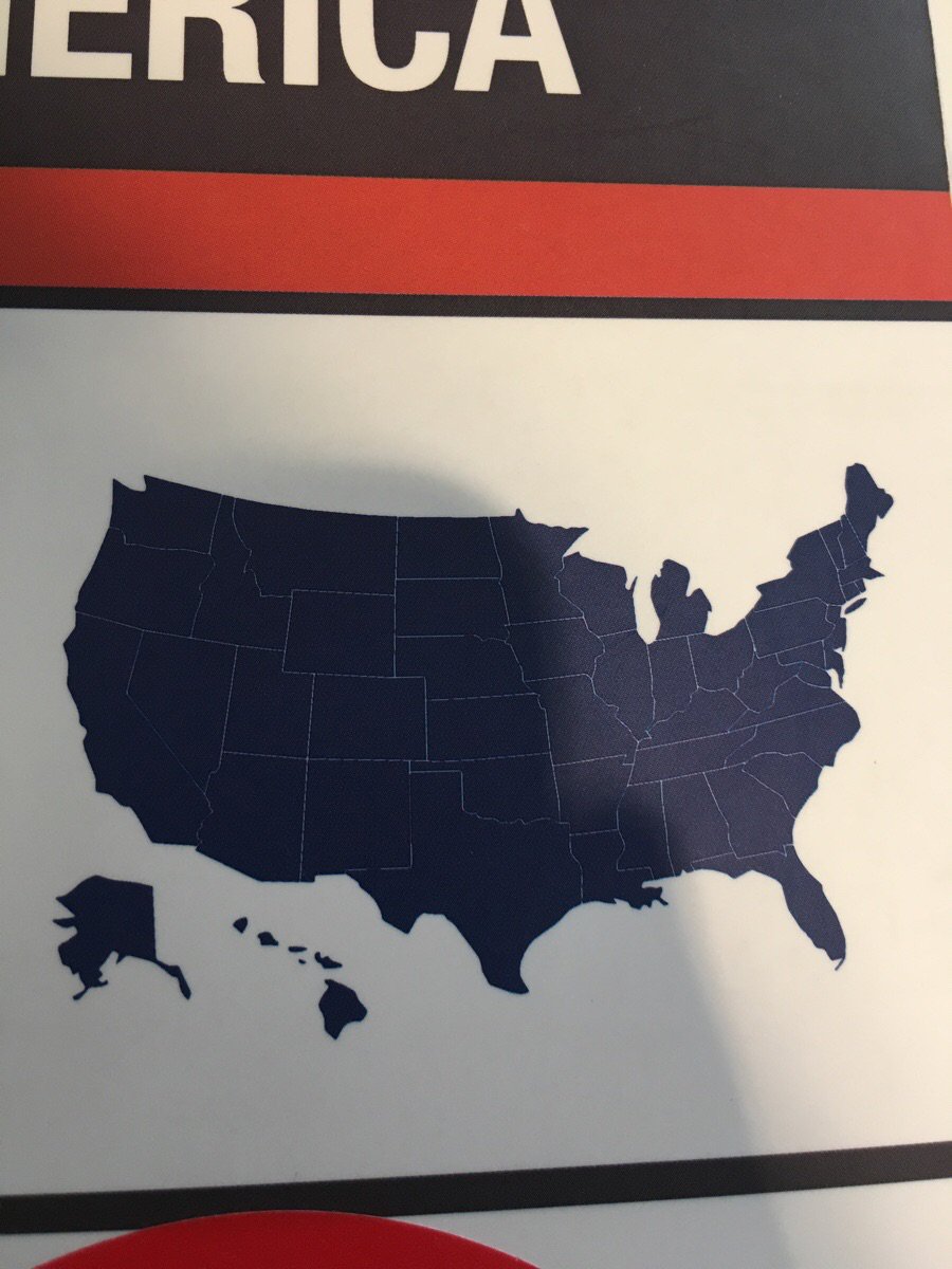MichiganBests's tweet photo. You know you're from Michigan when you look at some U.S. maps and notice they left out the entire northern half of your state https://t.co/H6r0j0eW5s