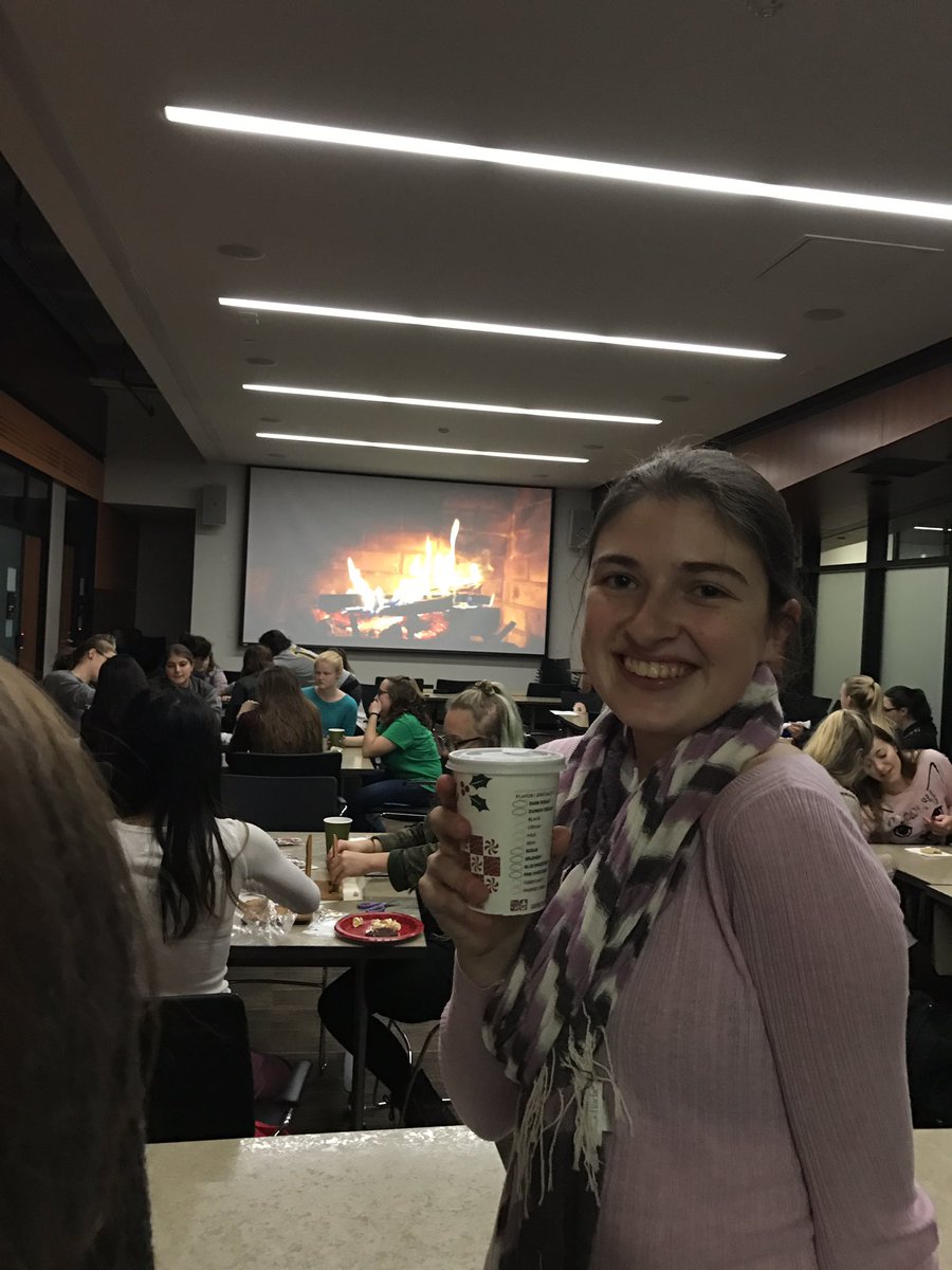 H2Pkaleigh's tweet photo. Gingerbread houses, photo booth, Christmas sweaters, hot chocolate and even a fire at the SWE Holiday party!! 😊 #mypittstory https://t.co/nzvwDAtYIy