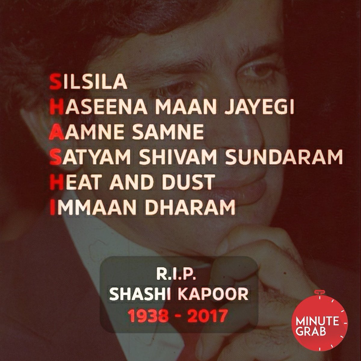 Some people never die... They are always there in your heart.

Follow @thedesibook 
.
.
.
.
#SahshiKapoor #shashi #amithabhbachchan #actor #veteran #bollywood #merepasmaahai #viral #trending  #humor #dekhi #tollywood #hollywood #filmy #film #movie #kapoor #srk #lfl #demise