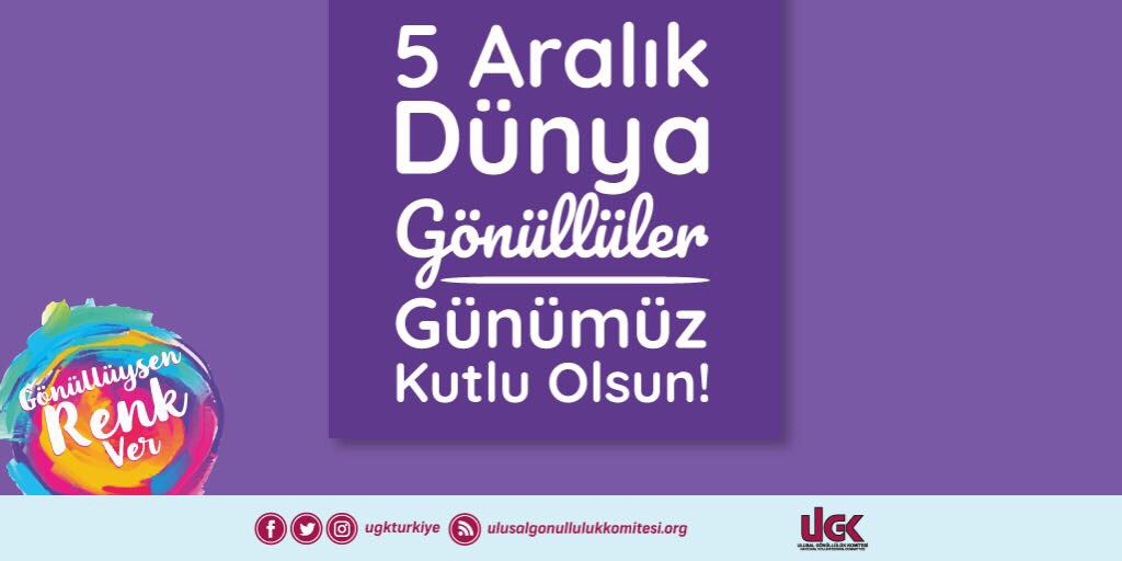 O gün bugün😊 
Kutlu olsun💐 

#GönüllüysenRenkVer
#BenimGönüllülükHikayem
#5Aralık
#5AralıkDünyaGönüllülerGünü
#DünyaGönüllülerGünü
#InternationalVolunteerDay